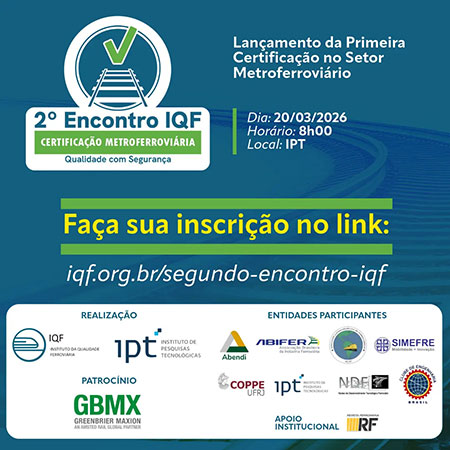 IPT promove encontro do setor metroferroviário