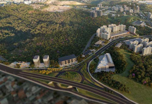 Obra viária amplia acessibilidade no entorno do Parque dos Bandeirantes, nova centralidade em Betim, que conecta a Via Expressa à BR-381