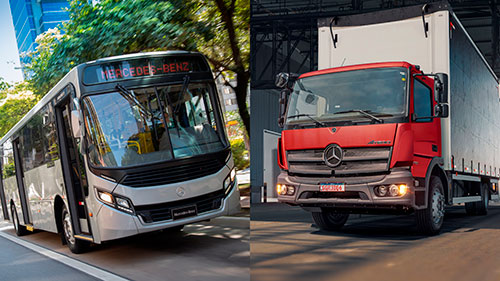 Mercedes-Benz é a maior vencedora do Prêmio Lótus 2026, com vitória em nove categorias de campeão de vendas em ônibus e caminhões