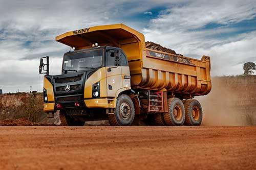 Transmissões Automáticas Allison Aumentam a Produtividade da frota de Caminhões SANY na Fomentas Mining Company