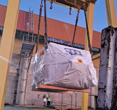 Carga aérea superdimensionada: peça de 30 toneladas segue para indústria do setor aeroespacial dos EUA