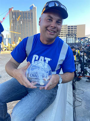 Caterpillar premia vencedores do Desafio Mundial de Operadores e Técnicos