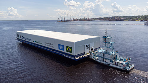 Balsas SW da Combitrans emitem até 50% menos carbono e elevam eficiência no transporte logístico