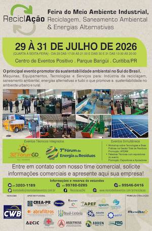 Reciclação 2026 recebe a 7ª. edição do Fórum de Energia de Resíduos que será realizado em Curitiba e destaca o potencial da energia de resíduos no Brasil