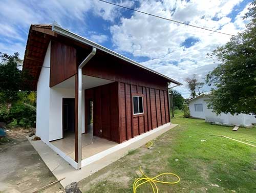 TESC entrega quatro novas casas para famílias Mbyá Guarani