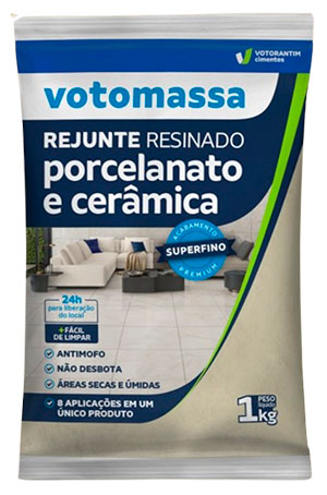 Votorantim Cimentos apresenta novas embalagens para linha de rejuntes Votomassa