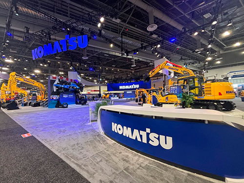 Komatsu demonstra como o desempenho conectado impulsiona resultados na CONEXPO-CON/AGG 2026