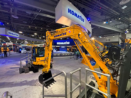 Komatsu demonstra como o desempenho conectado impulsiona resultados na CONEXPO-CON/AGG 2026