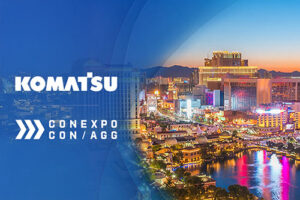 Komatsu demonstra como o desempenho conectado impulsiona resultados na CONEXPO-CON/AGG 2026