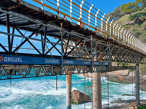 Recuperação de ciclovia sobre o mar no Rio de Janeiro impõe desafios de acesso e logística
