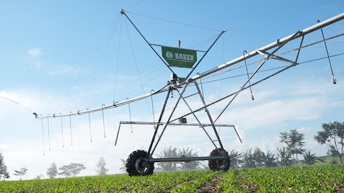 Bauer do Brasil lança Linha eco voltada ao pequeno produtor com pivô e carretel