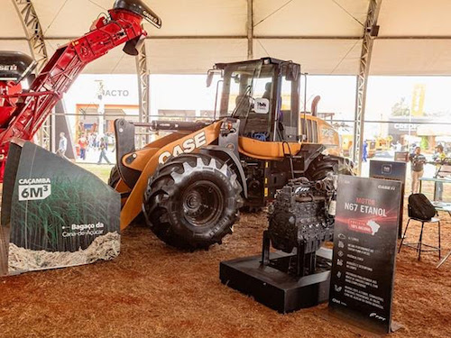 CASE apresenta na Agrishow projeto conceito de pá carregadeira a etanol inédita no setor de construção CASE apresenta na Agrishow projeto conceito de pá carregadeira a etanol inédita no setor de construção