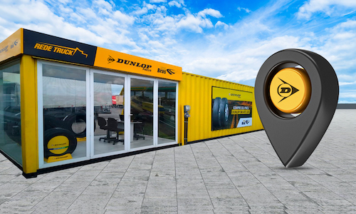 Dunlop amplia rede de lojas containers nas estradas brasileiras e consolida modelo pioneiro de atendimento ao caminhoneiro