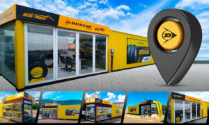 Dunlop amplia rede de lojas containers nas estradas brasileiras e consolida modelo pioneiro de atendimento ao caminhoneiro
