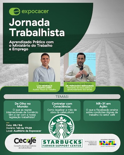 Expocacer promove Jornada Trabalhista sobre legislação para contratação na colheita