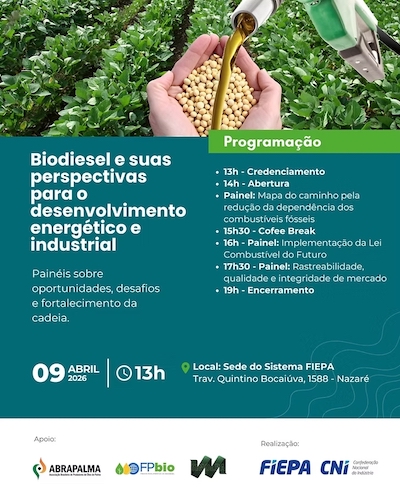 FIEPA promove encontro sobre o futuro do biodiesel e a diversidade energética no Brasil