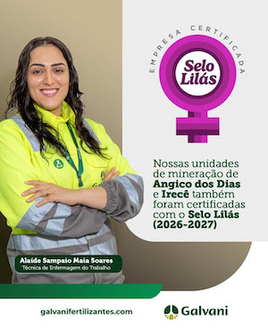Galvani conquista Selo Lilás 2026–2027 e reforça estratégia de equidade de gênero