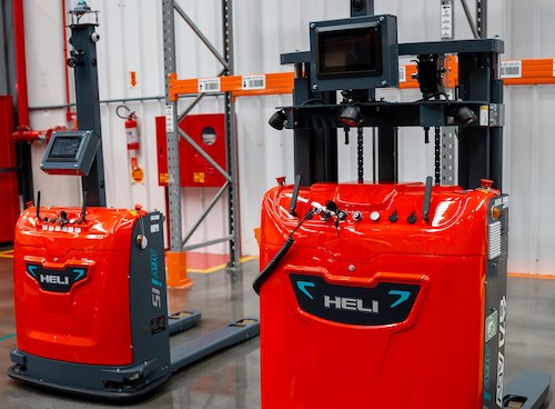 Empilhadeiras autônomas são destaque na Intermodal 2026