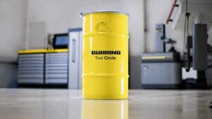 GÜHRING TOOL CIRCLE TRANSFORMA SUCATA DE METAL DURO EM VALOR PARA A INDÚSTRIA
