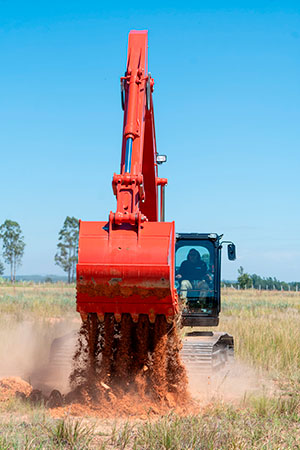 Modos de trabalho em escavadeira entregam desempenho e economia
