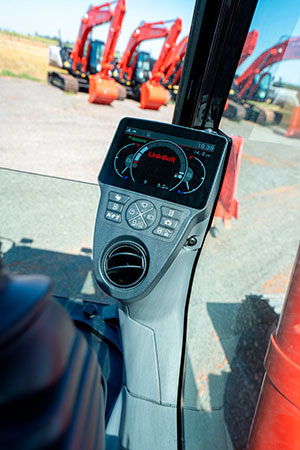 Modos de trabalho em escavadeira entregam desempenho e economia