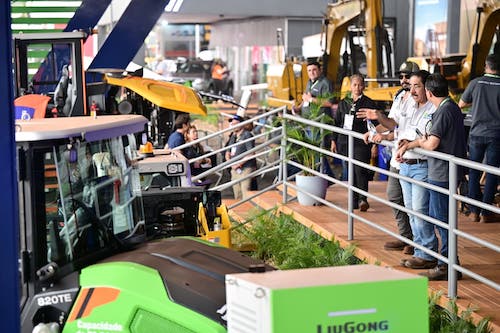 Estande da LiuGong na Agrishow