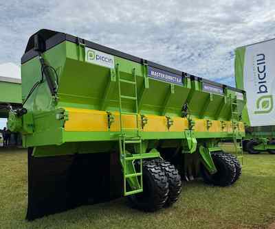Distribuidor de insumos de alta capacidade e máxima eficiência será lançado durante a Agrishow