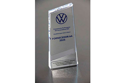SABÓ é reconhecida pela Volkswagen como fornecedor destaque pela excelência em serviços e abastecimento de concessionárias