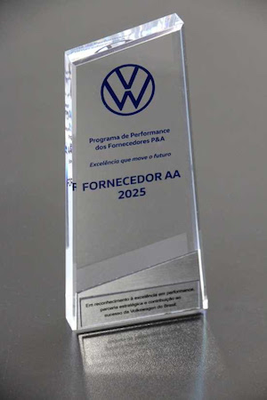 SABÓ é reconhecida pela Volkswagen como fornecedor destaque pela excelência em serviços e abastecimento de concessionárias