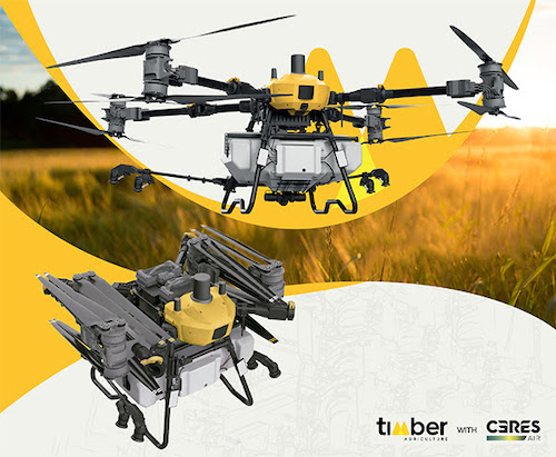 Timber lança drone com o maior tanque do Brasil