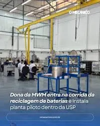 Tupy inicia planta-piloto e aposta em tecnologia para tornar reciclagem de baterias mais eficiente