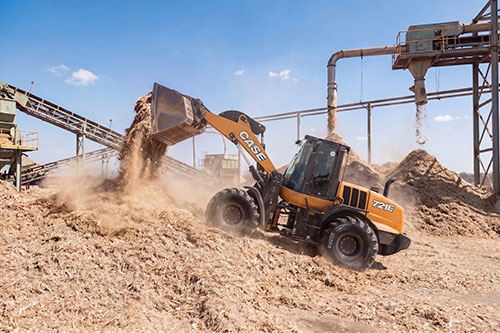 CASE apresenta na Agrishow projeto conceito de pá carregadeira a etanol inédita no setor de construção