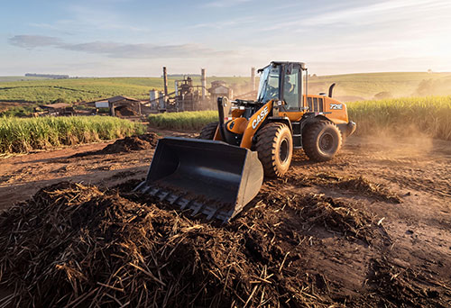 CASE apresenta na Agrishow projeto conceito de pá carregadeira a etanol inédita no setor de construção