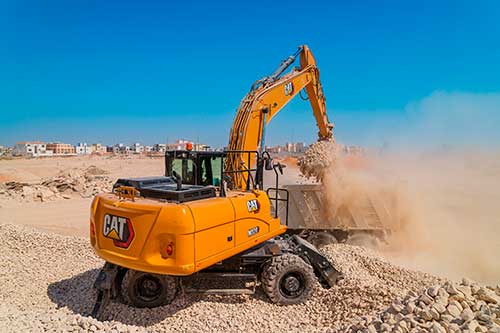 Caterpillar apresenta a nova escavadeira de rodas Cat® M320