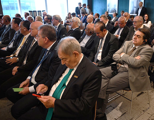 Ao lado de Ricardo Alban, Luiz Césio Caetano participou também do encontro do Conselho do Empresarial Brasil-Estados Unidos (Cebeu), em Nova York