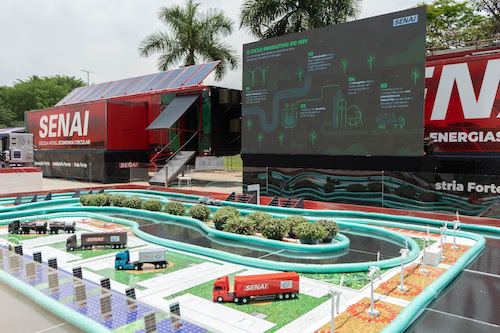 Fiesp e SENAI-SP apresentam futuro de robôs, biotecnologia e computador quântico no Pacaembu