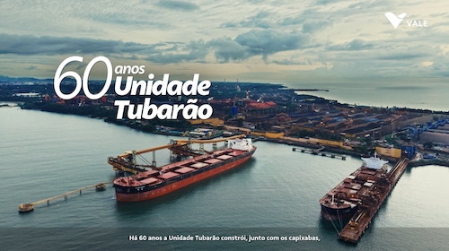 Campanha da Ampla para a Vale celebra 60 anos de conexão entre a unidade Tubarão da empresa e o Espírito Santo