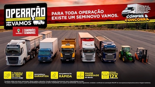 Operação Vem Pra Vamos: campanha trimestral da companhia oferece condições especiais em ativos seminovos