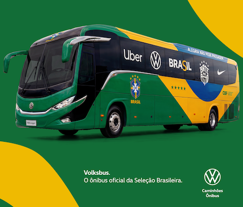 Volksbus será transporte da Seleção Brasileira rumo ao hexa