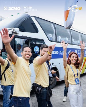 XCMG reuniu mais de 2,5 mil clientes globais em evento internacional focado em inovação verde e inteligência artificial