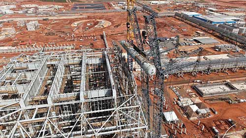 Arauco instala equipamento de 300 toneladas na maior caldeira de recuperação do mundo