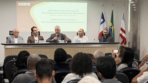 CBPM firma contrato de arrendamento para produção de barita em Contendas do Sincorá
