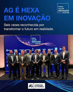 Andrade Gutierrez conquista o hexacampeonato no Prêmio Valor Inovação em Engenharia e Construção e entra no Top 10 geral