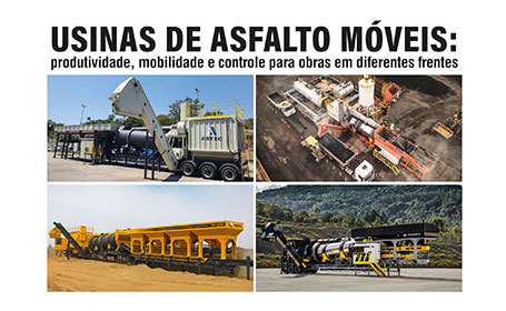 Usinas de asfalto móveis: produtividade, mobilidade e controle para obras em diferentes frentes