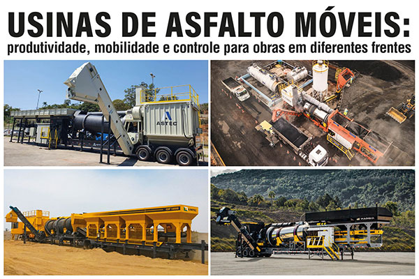 Usinas de asfalto móveis: produtividade, mobilidade e controle para obras em diferentes frentes