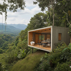 Cabana de alto padrão projetada para o ator e apresentador André Marques será montada em cerca de 10 dias e antecipa tema da Construlev Expo 2026