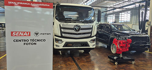 Foton capacita profissionais de sua rede de concessionárias em parceria com o SENAI