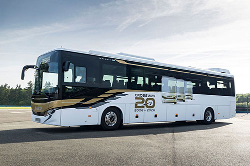 CROSSWAY Low Entry ELEC supera 500 km de autonomia em testes na Alemanha