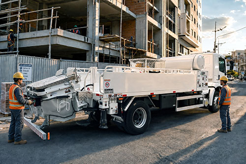  SCHWING Stetter lança tecnologias para bombeamento e transporte de concreto na Concrete Show 2026