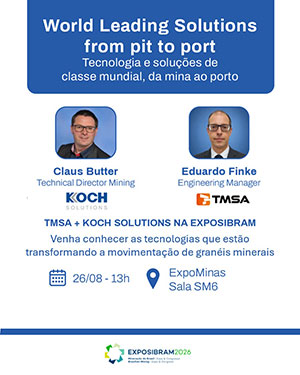 TMSA lança Transportador de Correia Modular na Exposibram 2026